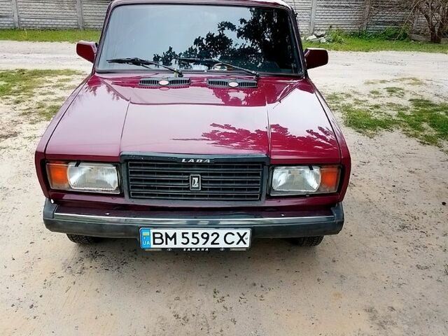 Красный ВАЗ 2107, объемом двигателя 1.6 л и пробегом 71 тыс. км за 1500 $, фото 1 на Automoto.ua