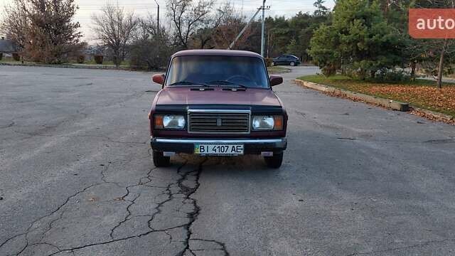 Червоний ВАЗ 2107, об'ємом двигуна 1.6 л та пробігом 95 тис. км за 1500 $, фото 1 на Automoto.ua
