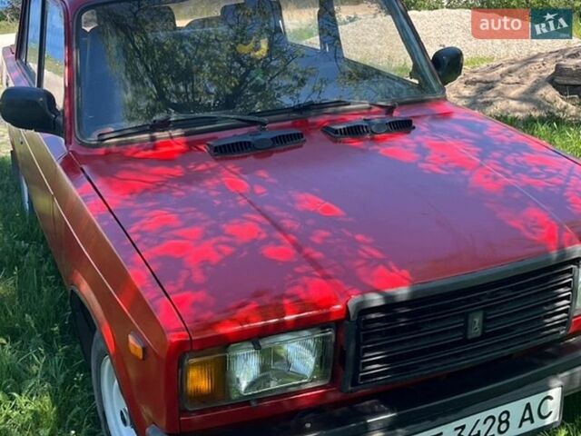 Красный ВАЗ 2107, объемом двигателя 1.45 л и пробегом 36 тыс. км за 800 $, фото 1 на Automoto.ua