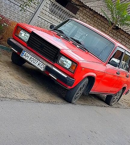 Червоний ВАЗ 2107, об'ємом двигуна 1.5 л та пробігом 135 тис. км за 1100 $, фото 1 на Automoto.ua