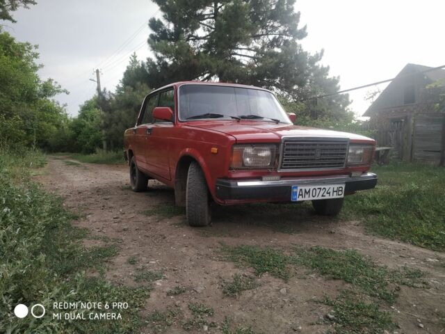 Красный ВАЗ 2107, объемом двигателя 0 л и пробегом 50 тыс. км за 1449 $, фото 1 на Automoto.ua