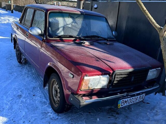 Красный ВАЗ 2107, объемом двигателя 1.5 л и пробегом 0 тыс. км за 750 $, фото 1 на Automoto.ua