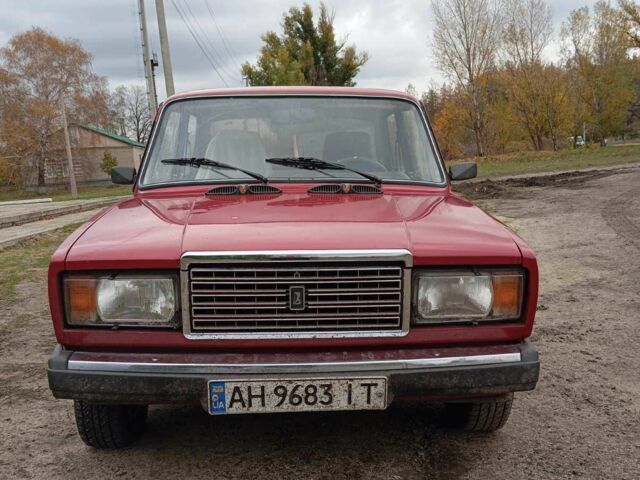 Червоний ВАЗ 2107, об'ємом двигуна 1.6 л та пробігом 89 тис. км за 1100 $, фото 1 на Automoto.ua