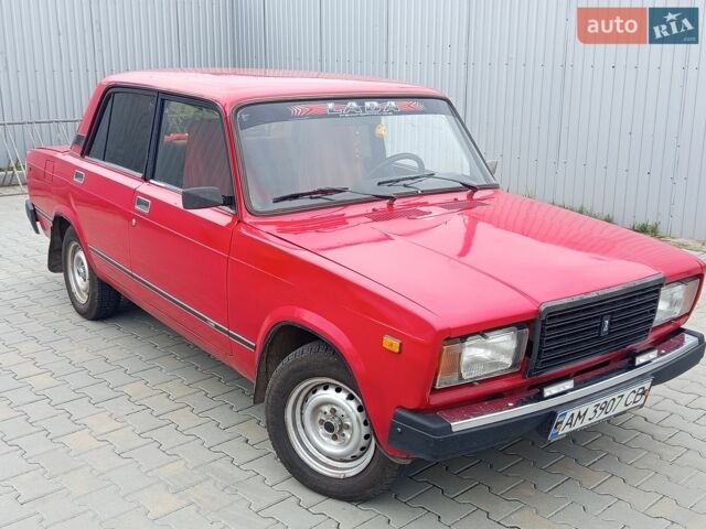 Червоний ВАЗ 2107, об'ємом двигуна 1.45 л та пробігом 63 тис. км за 1000 $, фото 1 на Automoto.ua