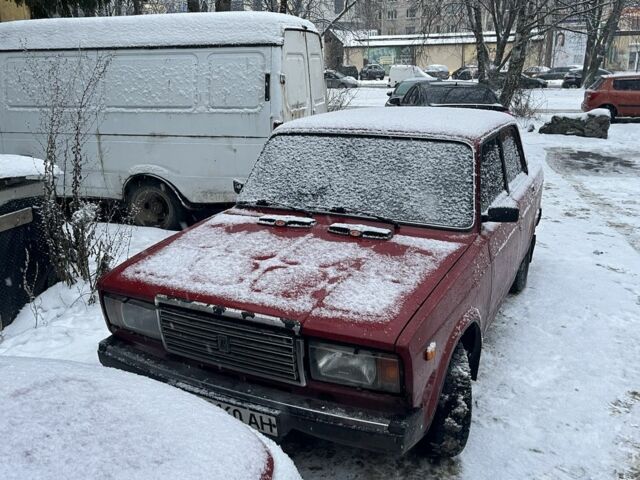 Червоний ВАЗ 2107, об'ємом двигуна 1.6 л та пробігом 200 тис. км за 800 $, фото 1 на Automoto.ua