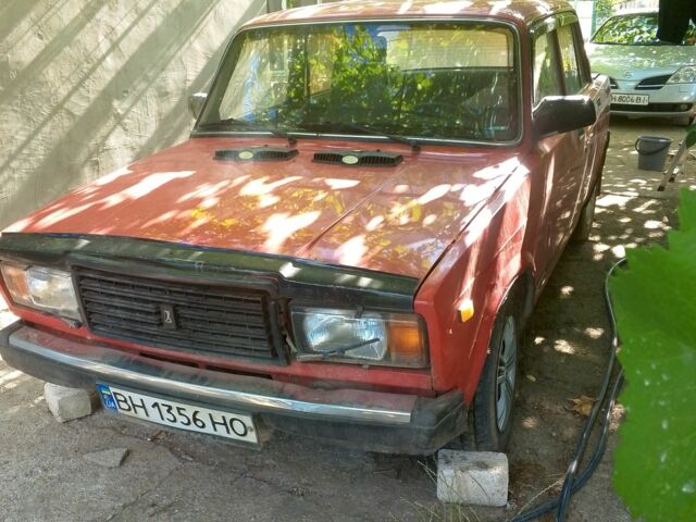 Червоний ВАЗ 2107, об'ємом двигуна 1.5 л та пробігом 1 тис. км за 583 $, фото 1 на Automoto.ua