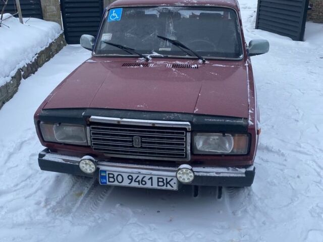 Червоний ВАЗ 2107, об'ємом двигуна 1.5 л та пробігом 99 тис. км за 1100 $, фото 1 на Automoto.ua