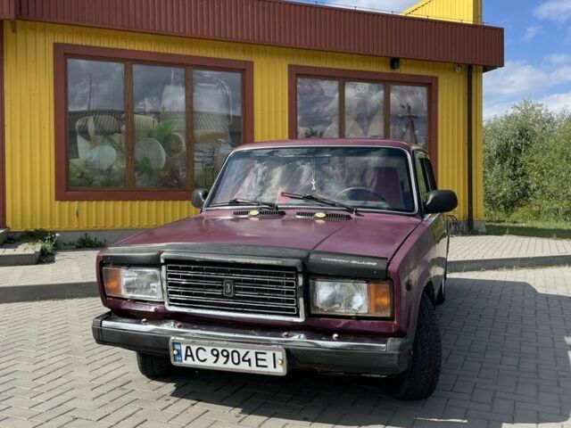 Червоний ВАЗ 2107, об'ємом двигуна 1.5 л та пробігом 77 тис. км за 583 $, фото 1 на Automoto.ua
