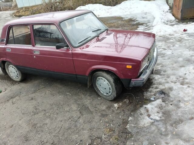 Красный ВАЗ 2107, объемом двигателя 0 л и пробегом 250 тыс. км за 650 $, фото 1 на Automoto.ua
