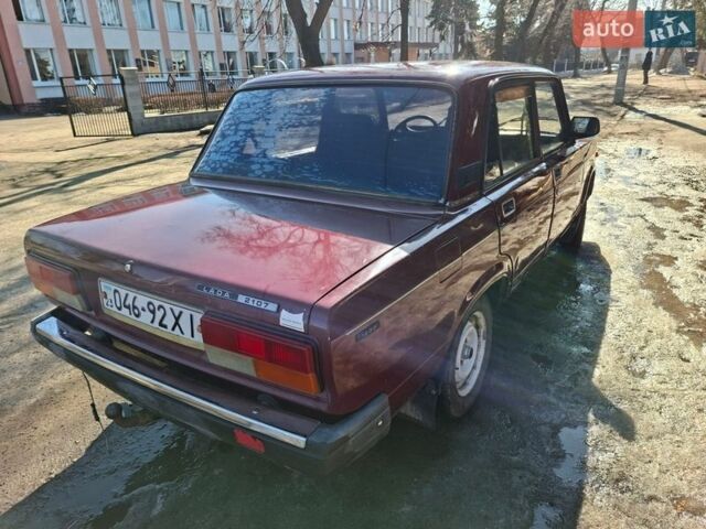 Червоний ВАЗ 2107, об'ємом двигуна 1.6 л та пробігом 130 тис. км за 650 $, фото 1 на Automoto.ua