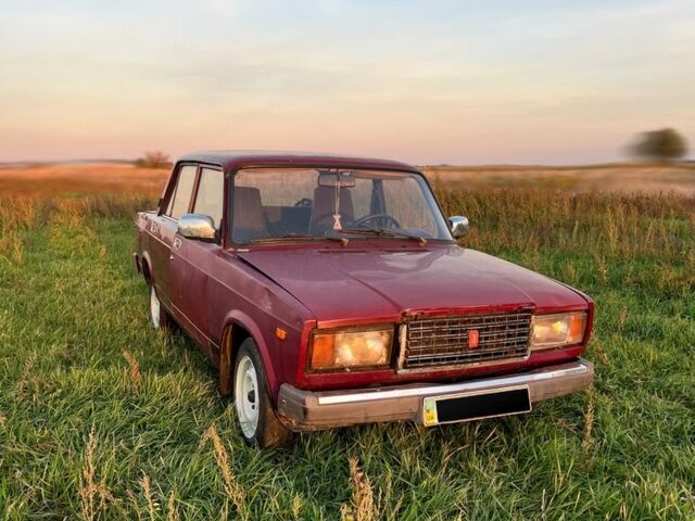 Червоний ВАЗ 2107, об'ємом двигуна 1.5 л та пробігом 71 тис. км за 355 $, фото 1 на Automoto.ua