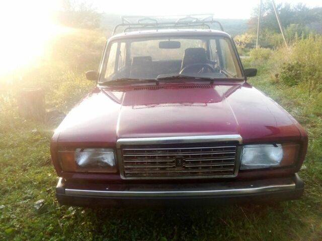 Червоний ВАЗ 2107, об'ємом двигуна 1.57 л та пробігом 100 тис. км за 468 $, фото 1 на Automoto.ua