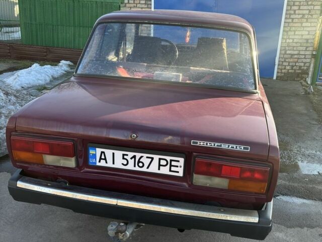 Красный ВАЗ 2107, объемом двигателя 1.6 л и пробегом 3 тыс. км за 1000 $, фото 1 на Automoto.ua