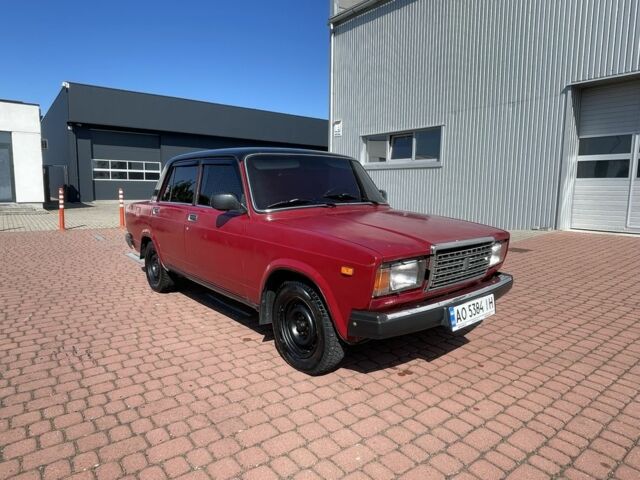 Красный ВАЗ 2107, объемом двигателя 1.5 л и пробегом 105 тыс. км за 959 $, фото 1 на Automoto.ua