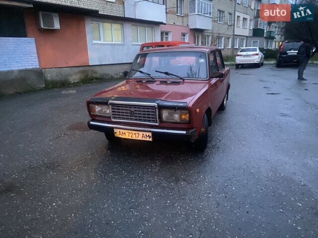 Червоний ВАЗ 2107, об'ємом двигуна 1.6 л та пробігом 116 тис. км за 1100 $, фото 1 на Automoto.ua