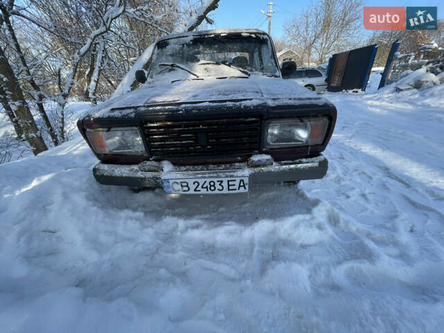 Червоний ВАЗ 2107, об'ємом двигуна 1.5 л та пробігом 190 тис. км за 850 $, фото 1 на Automoto.ua