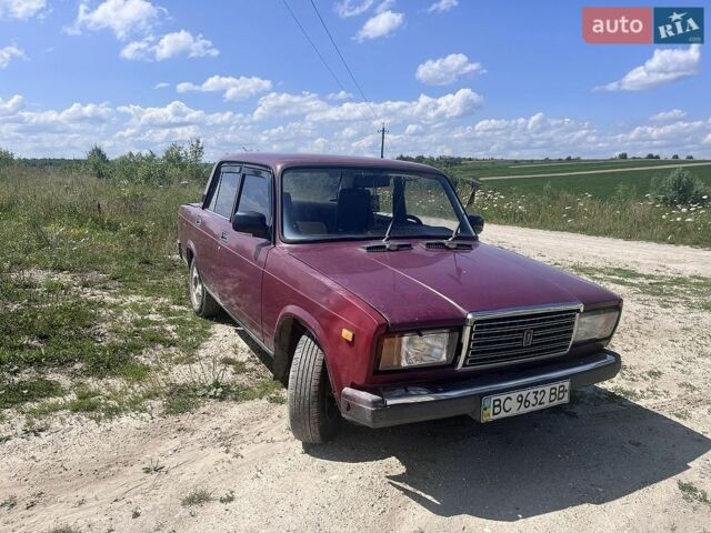Червоний ВАЗ 2107, об'ємом двигуна 1.6 л та пробігом 242 тис. км за 550 $, фото 1 на Automoto.ua