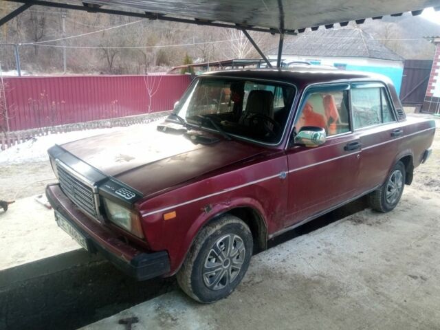 Червоний ВАЗ 2107, об'ємом двигуна 1.6 л та пробігом 110 тис. км за 505 $, фото 1 на Automoto.ua