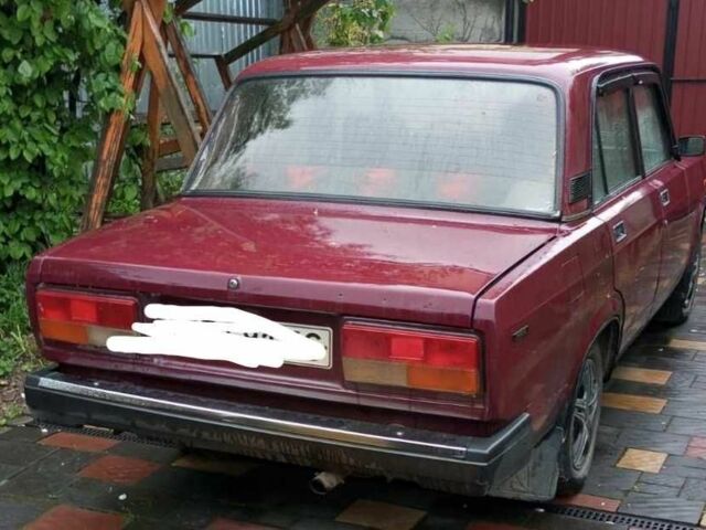 Червоний ВАЗ 2107, об'ємом двигуна 1.6 л та пробігом 66 тис. км за 803 $, фото 1 на Automoto.ua