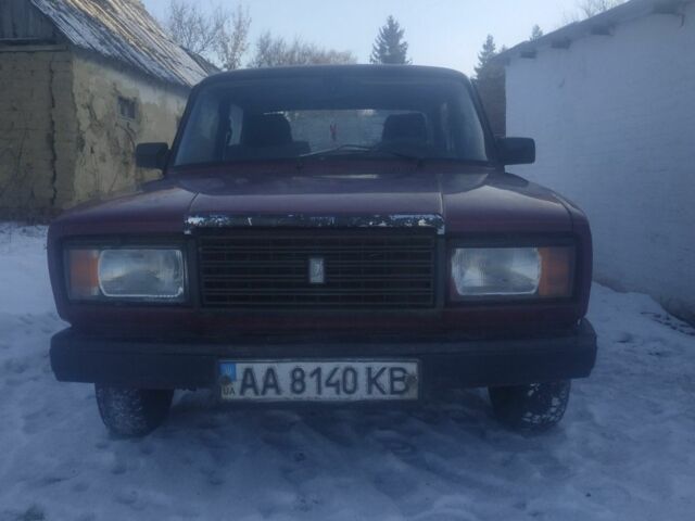 Червоний ВАЗ 2107, об'ємом двигуна 1.6 л та пробігом 52 тис. км за 346 $, фото 1 на Automoto.ua