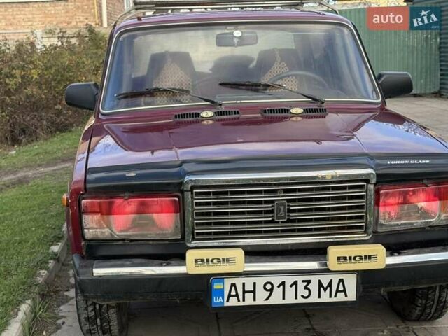 Красный ВАЗ 2107, объемом двигателя 1.45 л и пробегом 1 тыс. км за 999 $, фото 1 на Automoto.ua