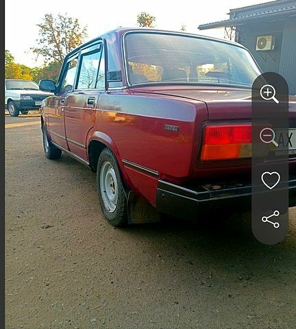 Красный ВАЗ 2107, объемом двигателя 1.5 л и пробегом 149 тыс. км за 990 $, фото 1 на Automoto.ua