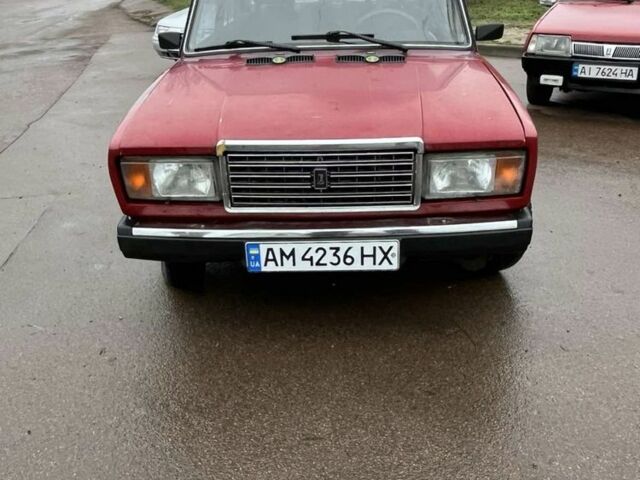 Червоний ВАЗ 2107, об'ємом двигуна 1.5 л та пробігом 250 тис. км за 650 $, фото 1 на Automoto.ua