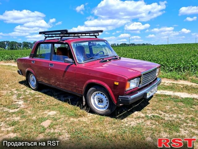 Красный ВАЗ 2107, объемом двигателя 1.6 л и пробегом 52 тыс. км за 1800 $, фото 1 на Automoto.ua