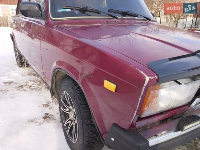 Червоний ВАЗ 2107, об'ємом двигуна 1.6 л та пробігом 550 тис. км за 1400 $, фото 1 на Automoto.ua