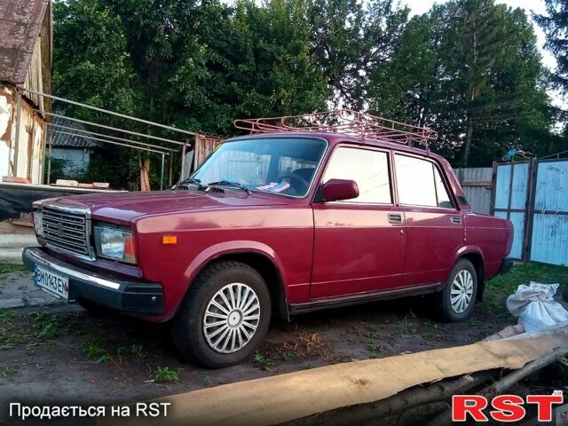 Красный ВАЗ 2107, объемом двигателя 1.5 л и пробегом 89 тыс. км за 1700 $, фото 1 на Automoto.ua