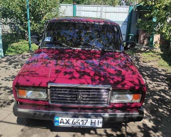 Красный ВАЗ 2107, объемом двигателя 1.45 л и пробегом 65 тыс. км за 1850 $, фото 1 на Automoto.ua