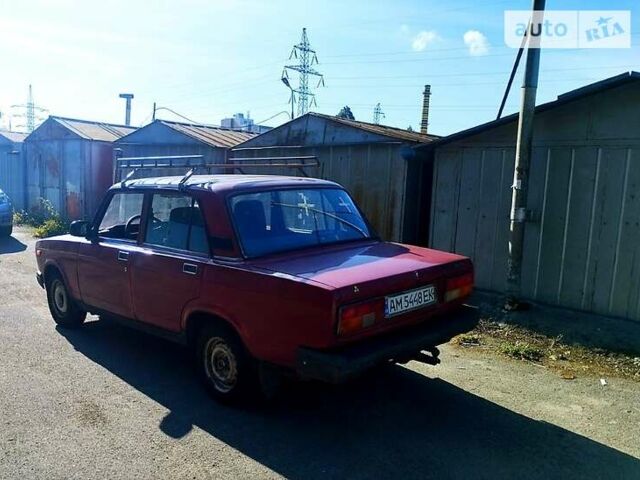 Красный ВАЗ 2107, объемом двигателя 1.5 л и пробегом 53 тыс. км за 1500 $, фото 1 на Automoto.ua