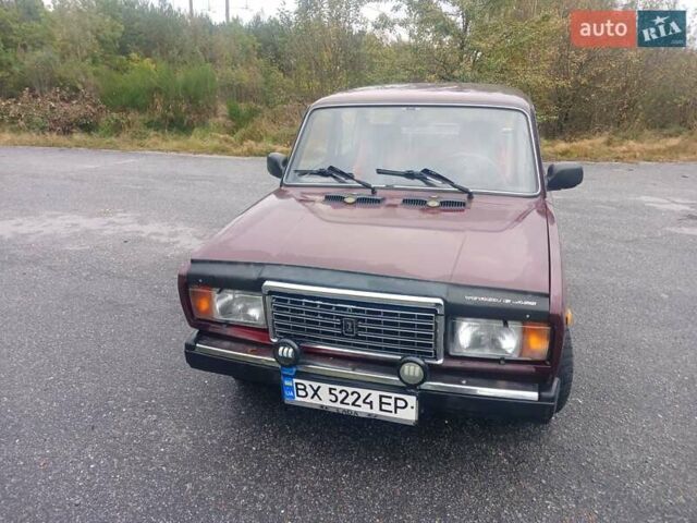 Червоний ВАЗ 2107, об'ємом двигуна 1.45 л та пробігом 128 тис. км за 1000 $, фото 1 на Automoto.ua