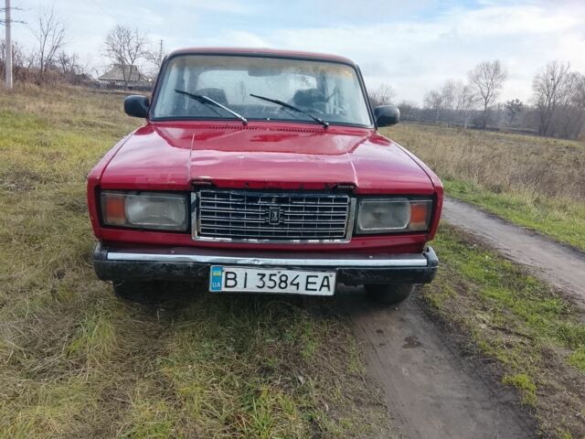 Червоний ВАЗ 2107, об'ємом двигуна 1.5 л та пробігом 178 тис. км за 380 $, фото 1 на Automoto.ua