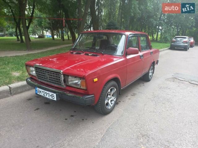 Красный ВАЗ 2107, объемом двигателя 1.45 л и пробегом 170 тыс. км за 1650 $, фото 1 на Automoto.ua