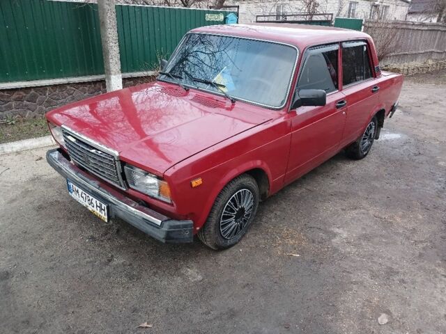 Красный ВАЗ 2107, объемом двигателя 0 л и пробегом 73 тыс. км за 1300 $, фото 1 на Automoto.ua