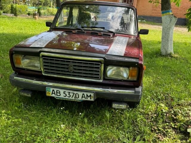 Красный ВАЗ 2107, объемом двигателя 0 л и пробегом 74 тыс. км за 1200 $, фото 1 на Automoto.ua