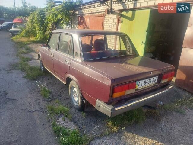 Красный ВАЗ 2107, объемом двигателя 1.5 л и пробегом 97 тыс. км за 1600 $, фото 1 на Automoto.ua