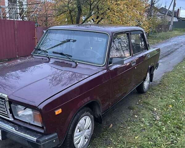 Червоний ВАЗ 2107, об'ємом двигуна 1.45 л та пробігом 140 тис. км за 1280 $, фото 1 на Automoto.ua