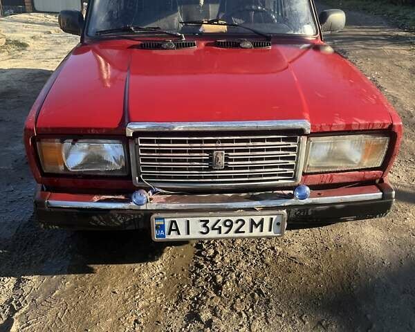 Червоний ВАЗ 2107, об'ємом двигуна 1.5 л та пробігом 90 тис. км за 1300 $, фото 1 на Automoto.ua