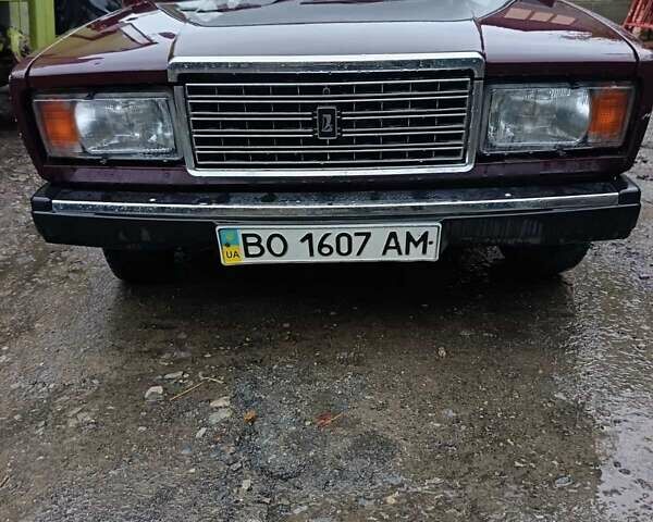 Красный ВАЗ 2107, объемом двигателя 1.57 л и пробегом 61 тыс. км за 2149 $, фото 1 на Automoto.ua