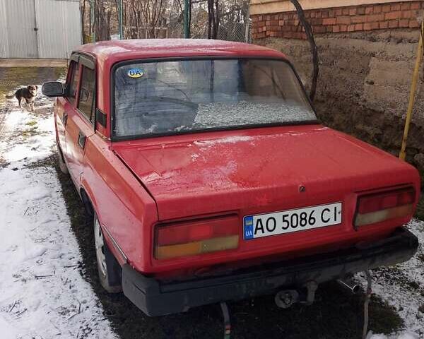 Червоний ВАЗ 2107, об'ємом двигуна 1.6 л та пробігом 100 тис. км за 567 $, фото 1 на Automoto.ua