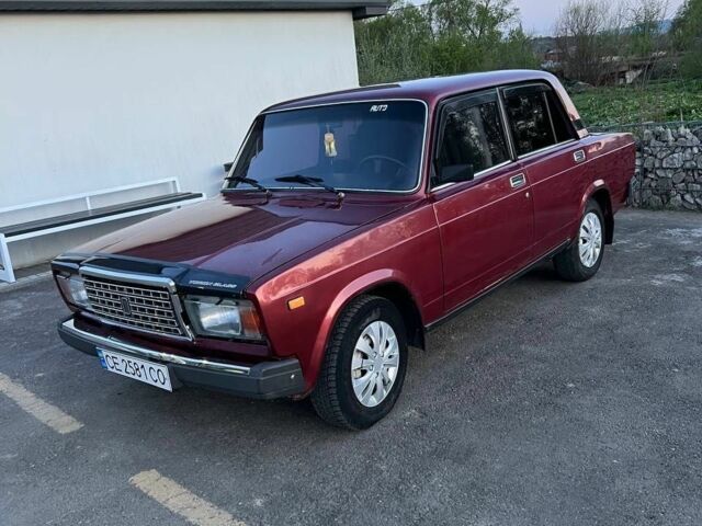 Красный ВАЗ 2107, объемом двигателя 1.3 л и пробегом 52 тыс. км за 1300 $, фото 1 на Automoto.ua