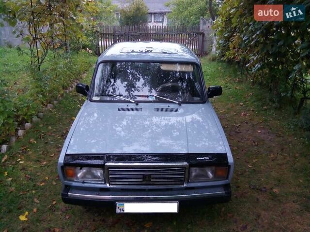Сірий ВАЗ 2107, об'ємом двигуна 1.5 л та пробігом 100 тис. км за 1000 $, фото 1 на Automoto.ua
