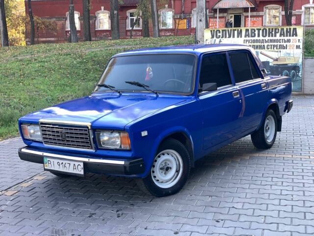 Серый ВАЗ 2107, объемом двигателя 1.6 л и пробегом 170 тыс. км за 1450 $, фото 1 на Automoto.ua