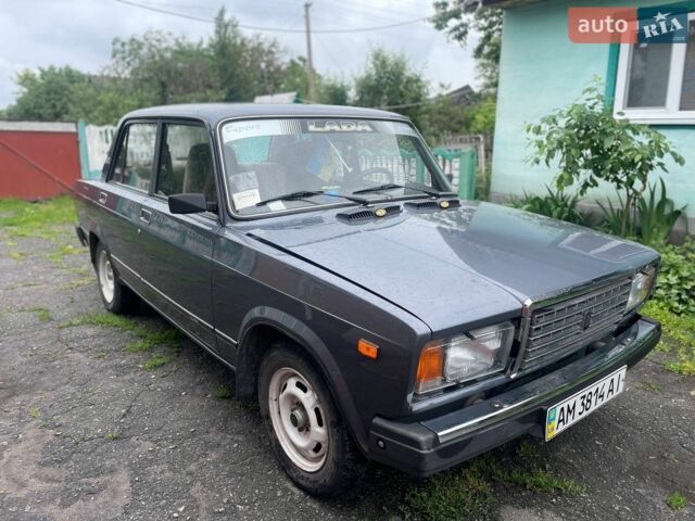 Серый ВАЗ 2107, объемом двигателя 1.4 л и пробегом 58 тыс. км за 2200 $, фото 1 на Automoto.ua