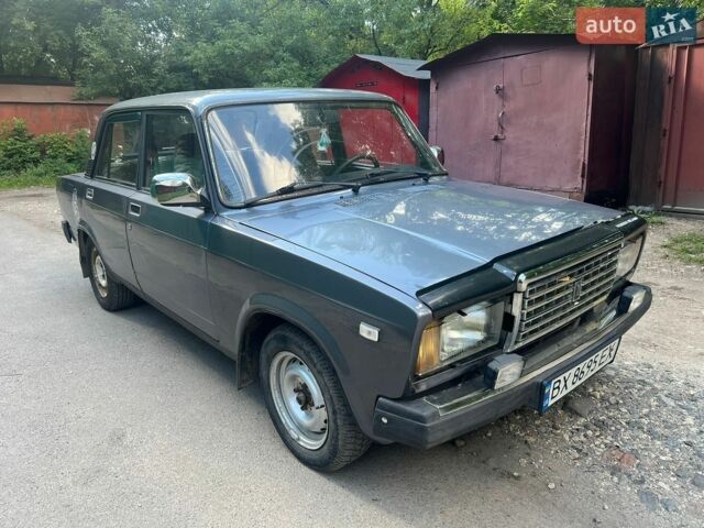 Серый ВАЗ 2107, объемом двигателя 1.45 л и пробегом 61 тыс. км за 1100 $, фото 1 на Automoto.ua