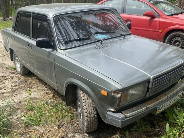 Сірий ВАЗ 2107, об'ємом двигуна 1.6 л та пробігом 80 тис. км за 1100 $, фото 1 на Automoto.ua