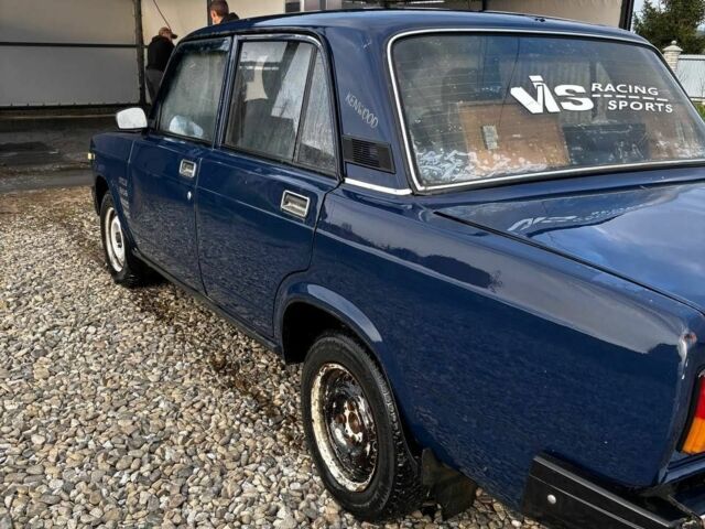 Синий ВАЗ 2107, объемом двигателя 1 л и пробегом 200 тыс. км за 522 $, фото 1 на Automoto.ua