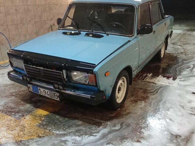 Синий ВАЗ 2107, объемом двигателя 0 л и пробегом 158 тыс. км за 594 $, фото 1 на Automoto.ua